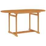 Set da Pranzo da Giardino 7 pz con Cuscini Legno di Teak