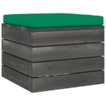 Set Divani da Giardino Pallet 12 pz con Cuscini Massello Pino