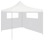 Pareti con Finestre per Gazebo 2 pz Bianche