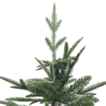 Albero Natale Artificiale con LED Palline Verde 180 cm PVC e PE