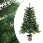 Albero di Natale Artificiale con LED e Set Palline 65 cm Verde