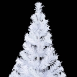 Albero Natale Artificiale con Set Palline e LED 210 cm 910 Rami