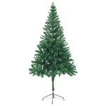 Albero di Natale Preilluminato Palline Bianco 180 cm 564 Rami