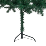 Albero Natale per Angolo con LED e Palline Verde 150 cm PVC