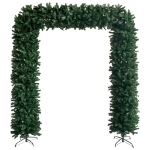 Arco per Albero di Natale con LED e Palline Verde 240 cm