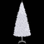 Set Albero di Natale Artificiale con LED e Palline 500cm Bianco