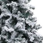 Albero di Natale Preilluminato con Palline Verde 180 cm PVC