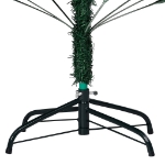 Albero di Natale Preilluminato con Palline Verde 180 cm PVC