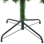 Albero di Natale Artificiale con Set Palline LED e Pigne 210 cm