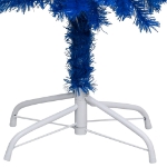 Set Albero Natale Artificiale con LED e Palline Blu 180 cm PVC