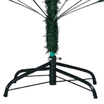 Set Albero Natale Artificiale con LED e Palline Verde 210cm PVC