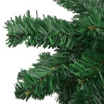 Set Albero Natale Artificiale LED e Palline Verde L 240 cm PVC