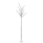 Albero Natale 200 LED 2,2m Salice Bianco Freddo Interno Esterno