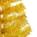 Set Albero Natale Artificiale con LED e Palline Oro 180 cm PET