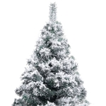 Set Albero Natale Artificiale LED e Palline Verde 210 cm PVC