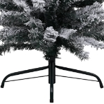 Set Albero Natale Artificiale Sottile LED e Palline Verde 150cm