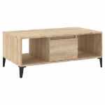 Tavolino Salotto Rovere Sonoma 90x50x36,5 cm Legno Multistrato