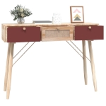 Tavolino Consolle con Cassetti 105x30x75 cm Legno Multistrato