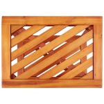 Tavolinetto in Legno Massello di Acacia 45x33x45 cm