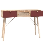 Tavolino Consolle con Cassetti 105x30x75 cm Legno Multistrato