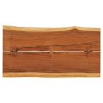 Tavolino da Salotto in Legno Massello di Suar 102x54x41 cm