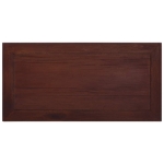 Tavolino Salotto Marrone Classico 100x50x30 cm Legno di Mogano