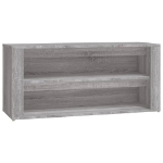 Scarpiera Grigio Sonoma 100x35x45 cm in Legno Multistrato