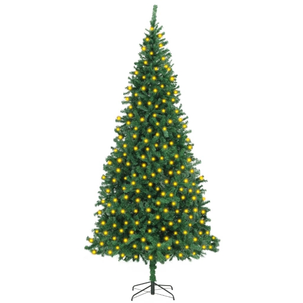 Albero di Natale Preiluminato Artificiale 300 cm Verde