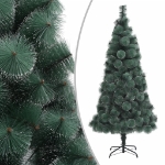 Albero di Natale Preilluminato con Supporto Verde 240 cm in PET