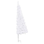 Albero Natale per Angolo con LED e Palline Verde 150 cm PVC