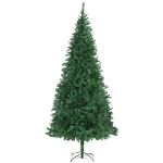 Albero di Natale Preilluminato con Palline e LED Verde 300 cm