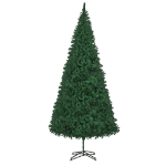 Albero di Natale Preilluminato con Palline Verde 500 cm