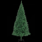 Albero di Natale Preilluminato con Palline e LED Verde 300 cm