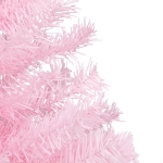 Albero di Natale Preilluminato con Palline Rosa 240 cm PVC