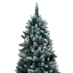 Albero di Natale Preilluminato con Palline e Pigne 180 cm