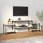 Mobile Porta TV Rovere Sonoma 157x35x52 cm in Legno Multistrato