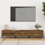 Mobile TV Rovere Marrone 150x34,5x30 cm in Legno Multistrato