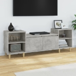 Mobile per TV Grigio Cemento 160x35x55 cm Legno Multistrato