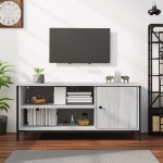 Mobile Porta TV Grigio Sonoma 100x40x45 cm in Legno Multistrato