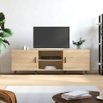 Mobile Porta TV Rovere Sonoma 150x30x50 cm in Legno Multistrato