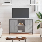 Mobile TV Grigio Sonoma 100x35x65 cm in Legno Multistrato