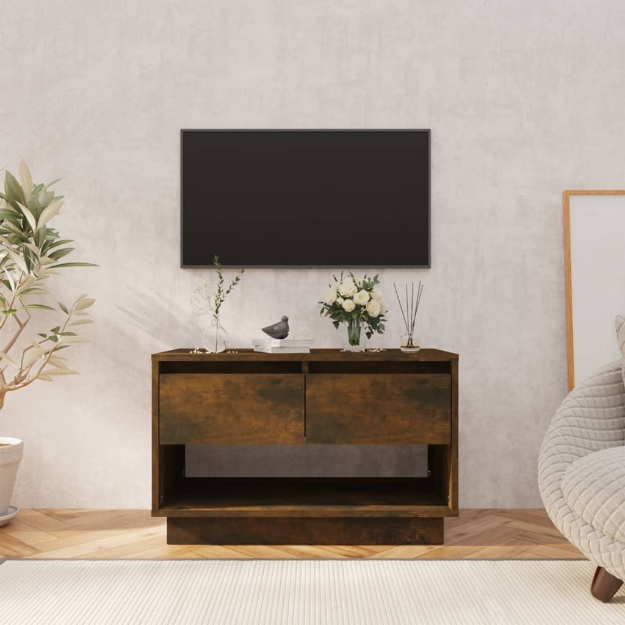 Mobile TV Rovere Fumo 70x41x44 cm in Truciolato