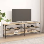 Mobile Porta TV Rovere Sonoma 160x30x50 cm in Legno Multistrato