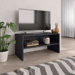 Mobile Porta TV Grigio 80x40x40 cm in Legno Multistrato