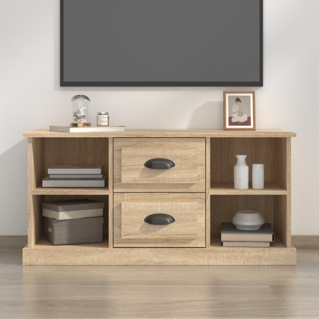 Mobile Porta TV Rovere Sonoma 99,5x35,5x48 cm Legno Multistrato