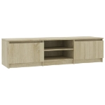 Mobile TV Rovere Sonoma 140x40x35,5 cm in Legno Multistrato