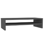 Supporto per Monitor Grigio 50x24x13 cm Legno Massello di Pino