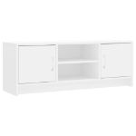 Mobile Porta TV Bianco 102x30x37,5 cm in Legno Multistrato