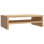 Supporto Monitor Rovere Sonoma 42x24x13 cm in Legno Multistrato