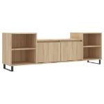 Mobile Porta TV Rovere Sonoma 160x35x55 cm Legno Multistrato